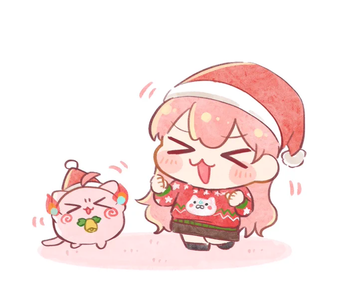 この日のためだろみたいなワンピースでみこは星街家のおつかいしてるニェ町がクリスマスすぎう 