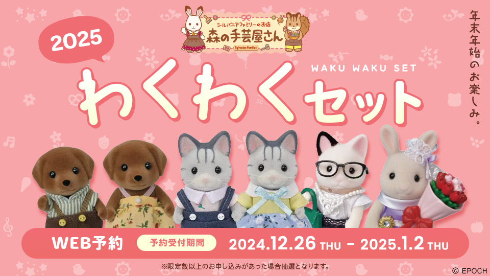 今年も登場✨️ 「シルバニアファミリー わくわくセット2025」 森の