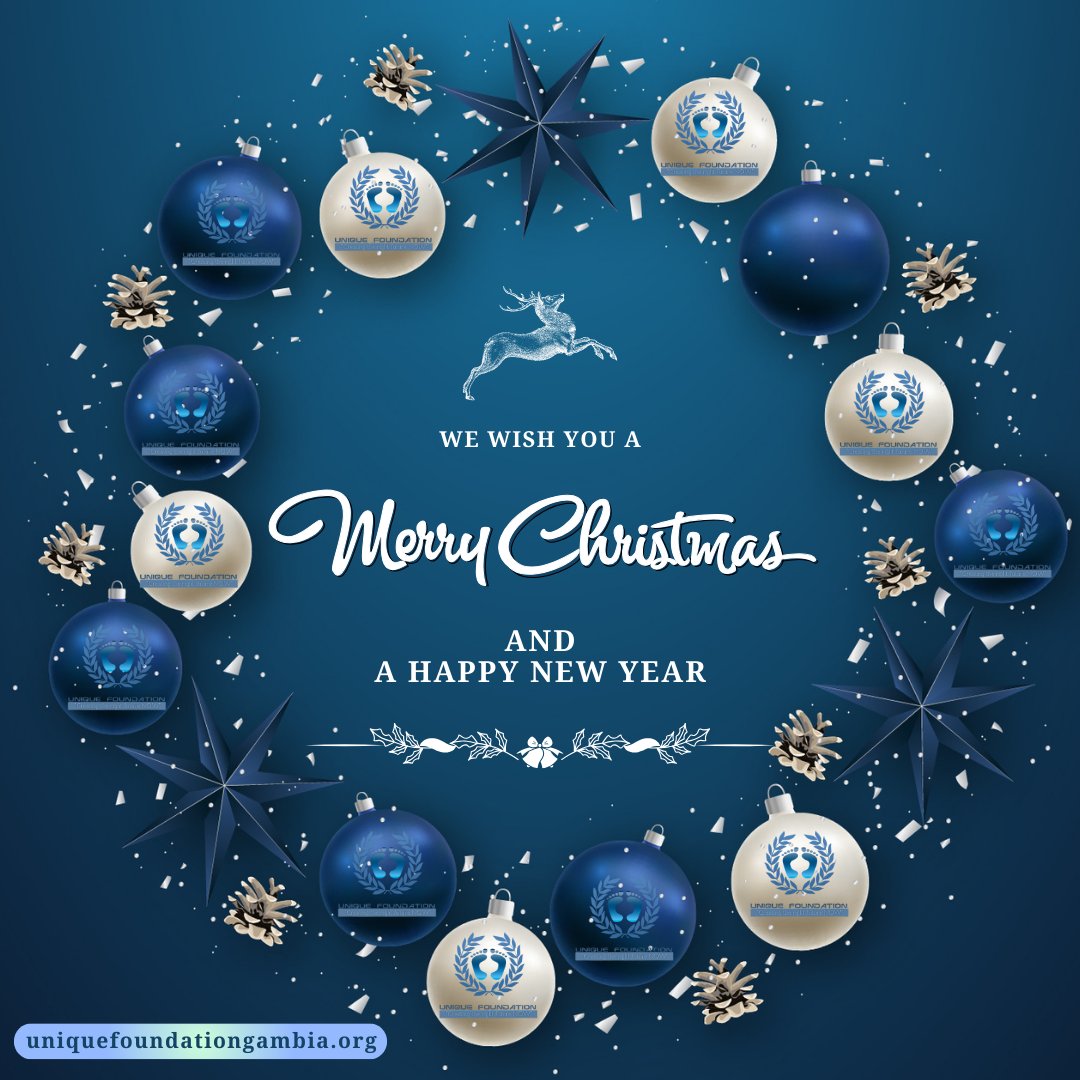 🎄✨ Season’s Greetings from Unique Foundation (The Gambia)! 🌟

Merry Christmas &amp; Happy New Year to all our amazing supporters! 🎁❤️

Thank you for being part of our journey. Here’s to a New Year of hope, growth, &amp; positive impact! 🌍💫

#MerryChristmas #HappyNewYear #MakeImpact