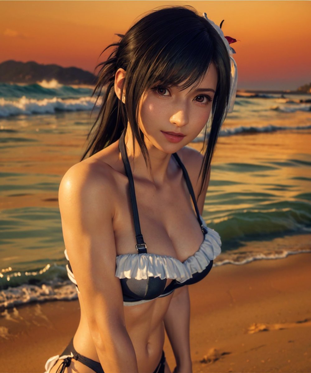 tfAIart's tweet image. Tifa Lockhart/ティファ ロックハート -FinalFantasy- #Tifa #FF7R #AnimateDiff

I&apos;m getting a little used to it.