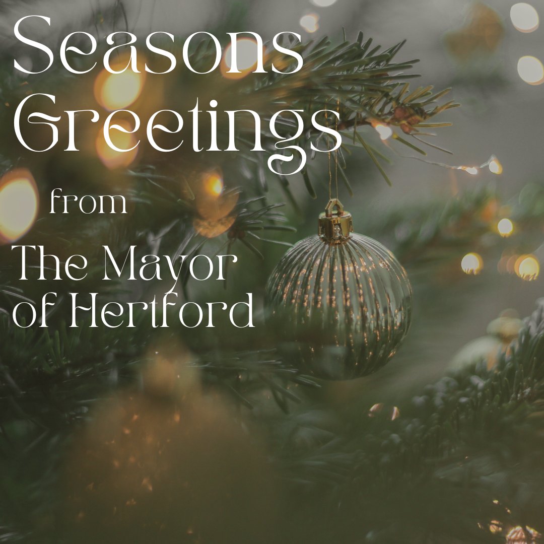 HertfordMayor (@hertfordmayor) on Twitter photo The <a href="/hertfordmayor/">HertfordMayor</a> Cllr Rachel Carter would like to wish you all a very happy and peaceful Christmas season, with special thanks for your continued support of the Mayor's charities this year! The <a href="/hertfordmayor/">HertfordMayor</a> Cllr Rachel Carter would like to wish you all a very happy and peaceful Christmas season, with special thanks for your continued support of the Mayor's charities this year!
