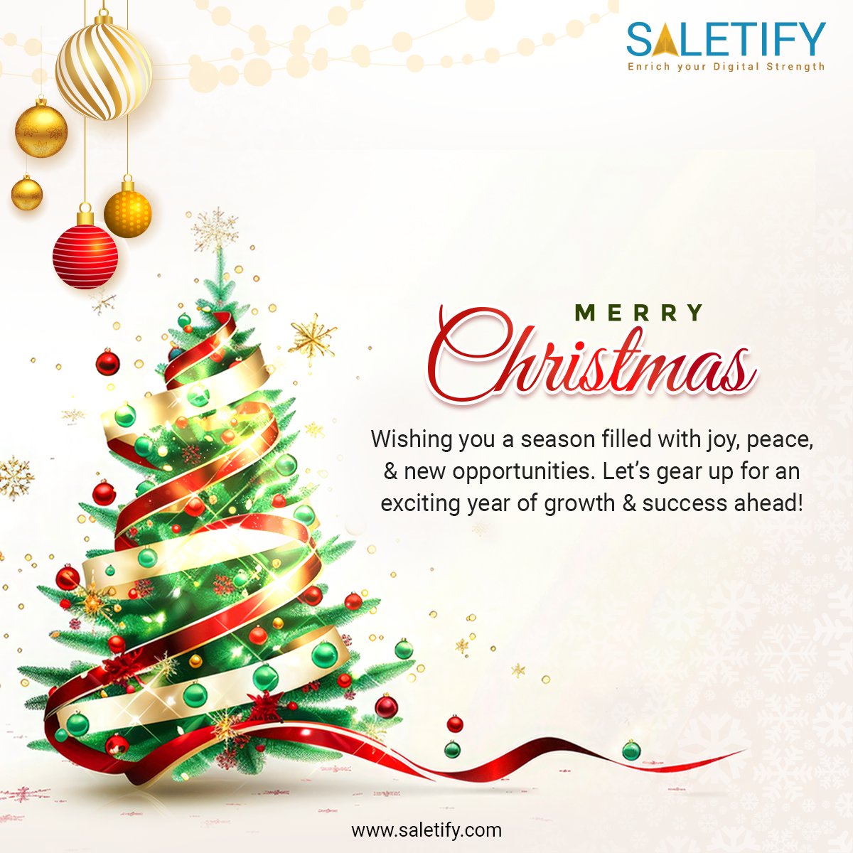 Saletify's tweet photo. 🎄#Saletify and team wish you all a joyous #MerryChristmas! 🎅 May this season bring happiness, peace, &amp; countless opportunities your way. Let's step into the new year with excitement, growth, &amp; success! 🌟

#MerryChristmas2024 #Christmas2024 #ChristmasCheer #ChristmasCelebration https://t.co/gSWR0alUbx