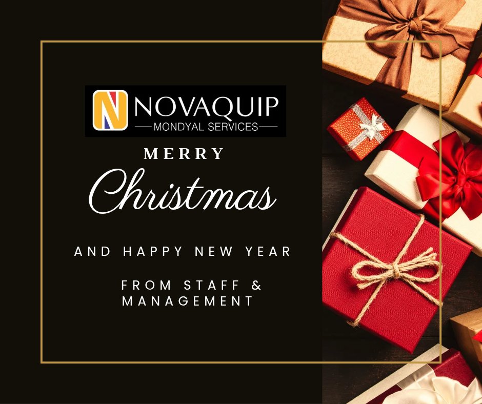 Novaqip's tweet photo. As we wrap up another year, we want to extend our heartfelt thanks to all our valued customers and partners. 

May your holidays be filled with joy, laughter, and cherished moments with loved ones. Here's to a prosperous and successful New Year ahead!
#merrychristmas2024 https://t.co/Jxhk0ERujb