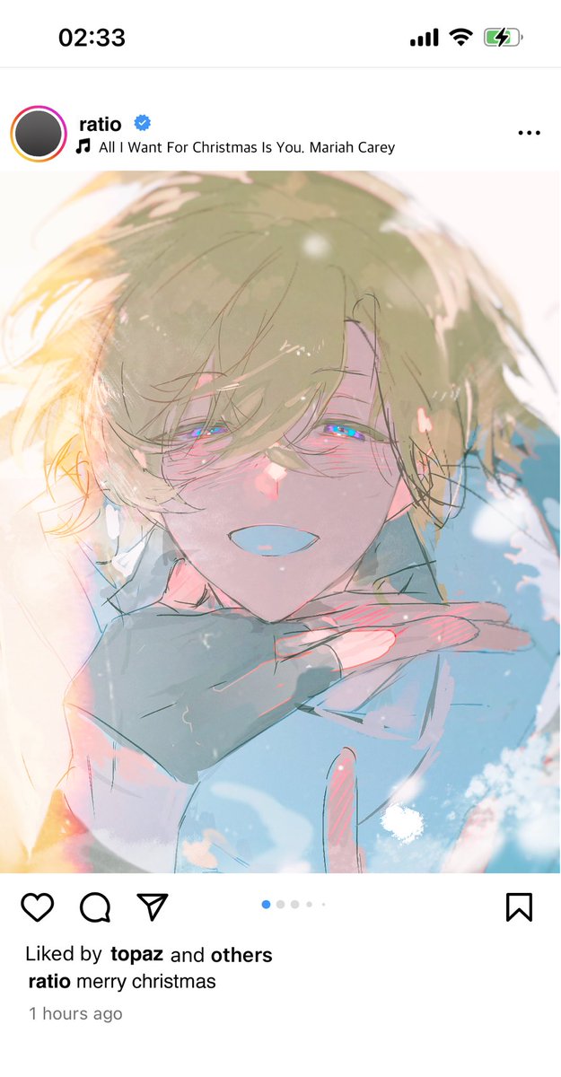 jdqgjkehm's tweet image. merry Christmas
#ratiorine