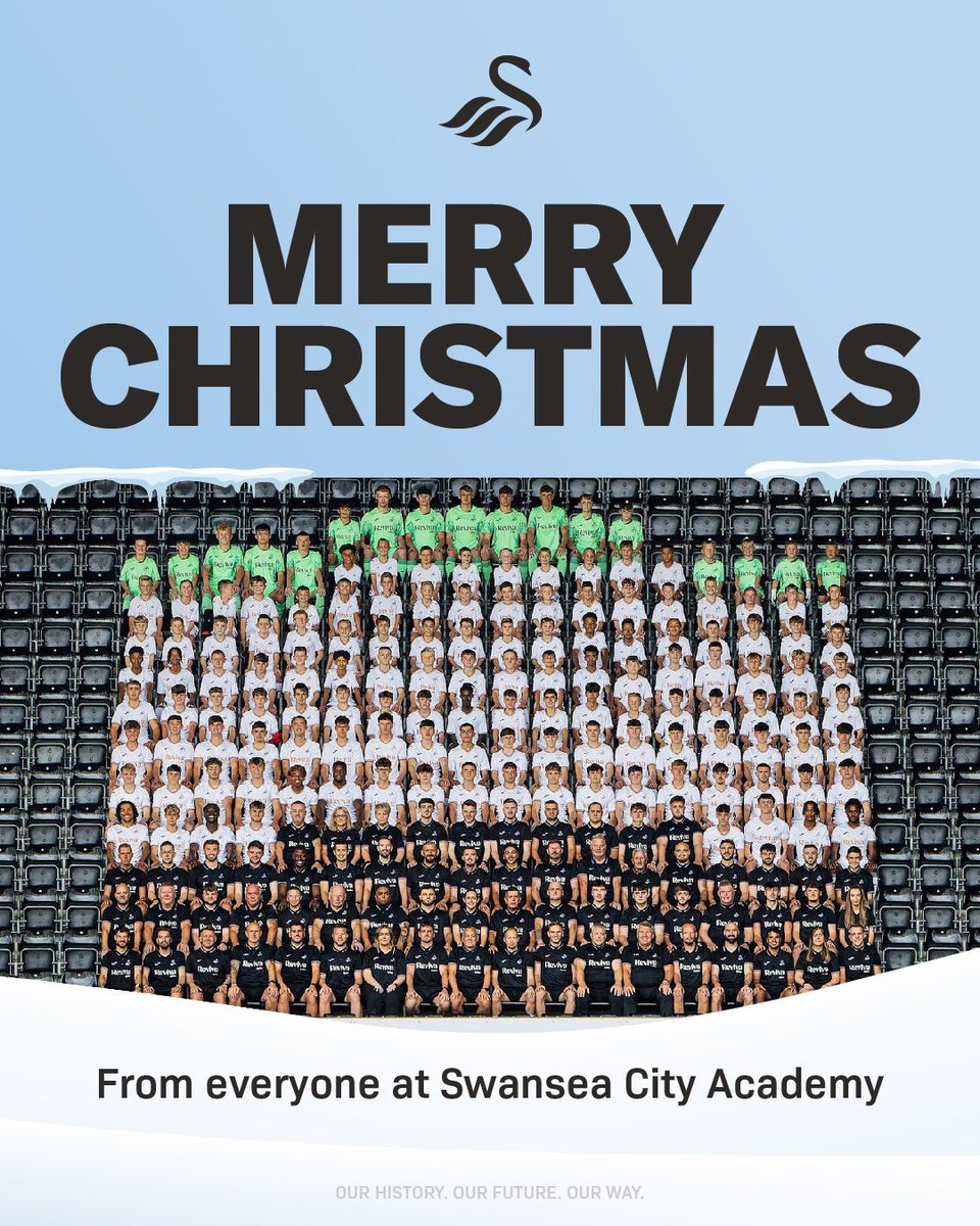 Merry Christmas from everyone at Swansea City Academy! 🎄🦢