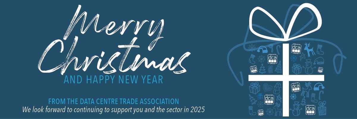 Wishing DCA Members &amp; Partners, and all those working in the #datacentre #datacenter sector a very merry Christmas! We look forward to supporting you again in 2025!
The DCA Team