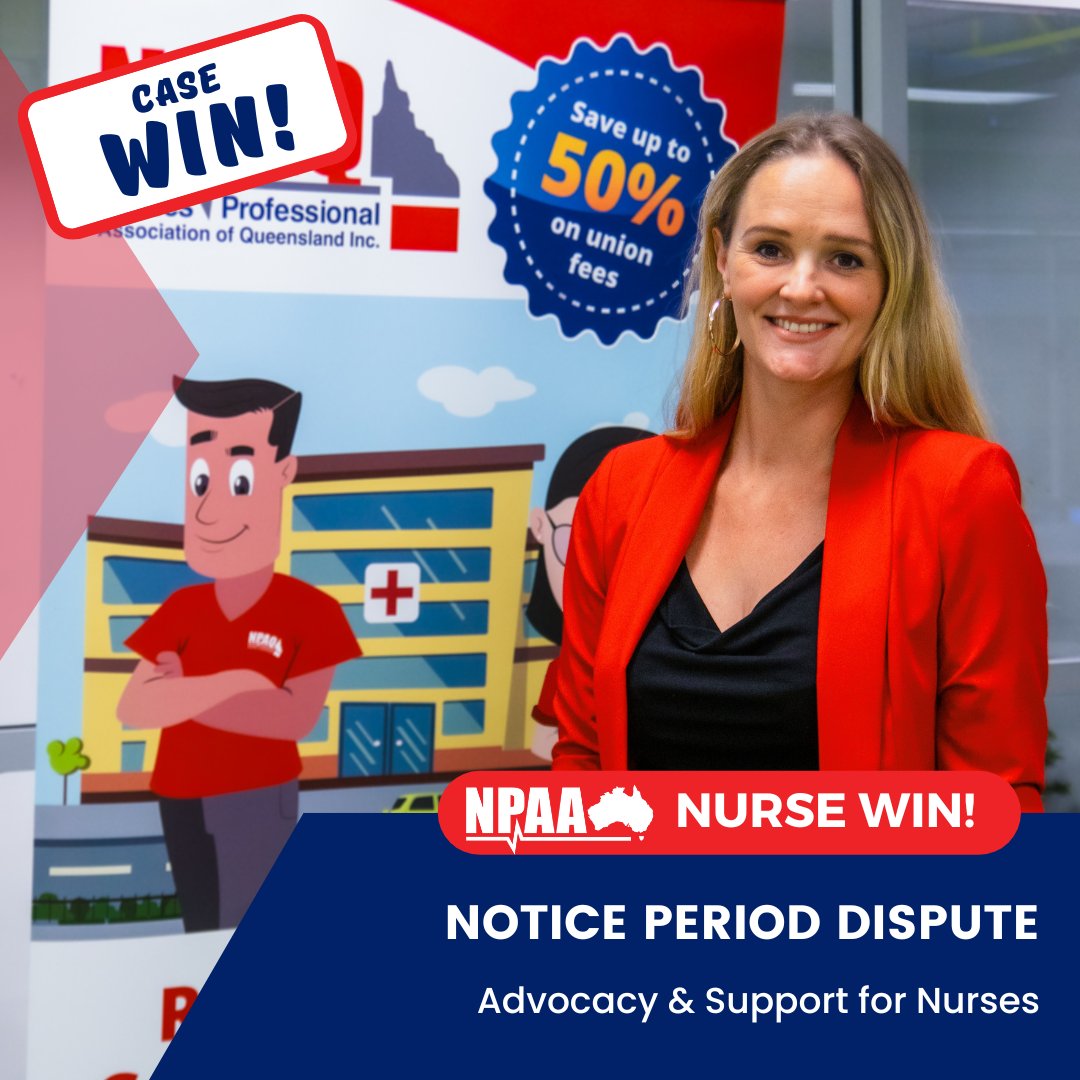 NursesVictoria's tweet photo. Case Win: Notice Period Dispute - Advocacy &amp; Support for Nurses

Read the full story: https://t.co/9xUSkrehmb 

#NPAA #Nursing #Support #Advocacy #Union #noticeperiod #dispute https://t.co/qOkLzt5DW6