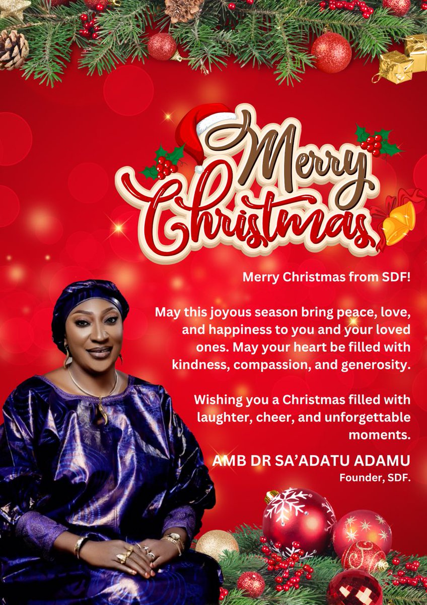 May this joyous season bring peace, love, and happiness to you and your loved ones. May your heart be filled with kindness, compassion, and generosity.
Wishing you a Christmas filled with laughter, cheer, and unforgettable
moments. 🎉🥳🎄

#MerryChristmas