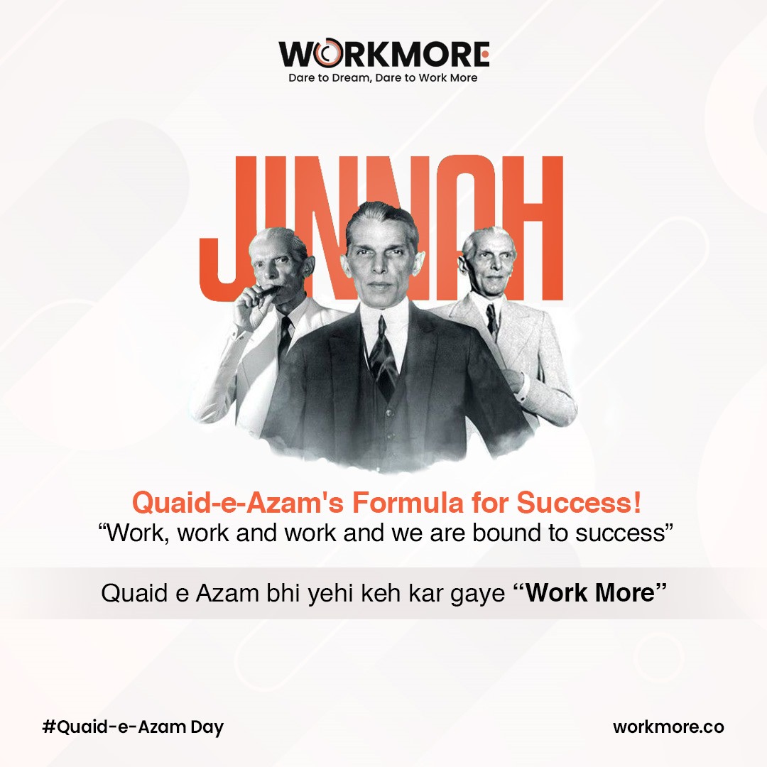 abidbeli's tweet image. #Jinnah said #WorkMore
