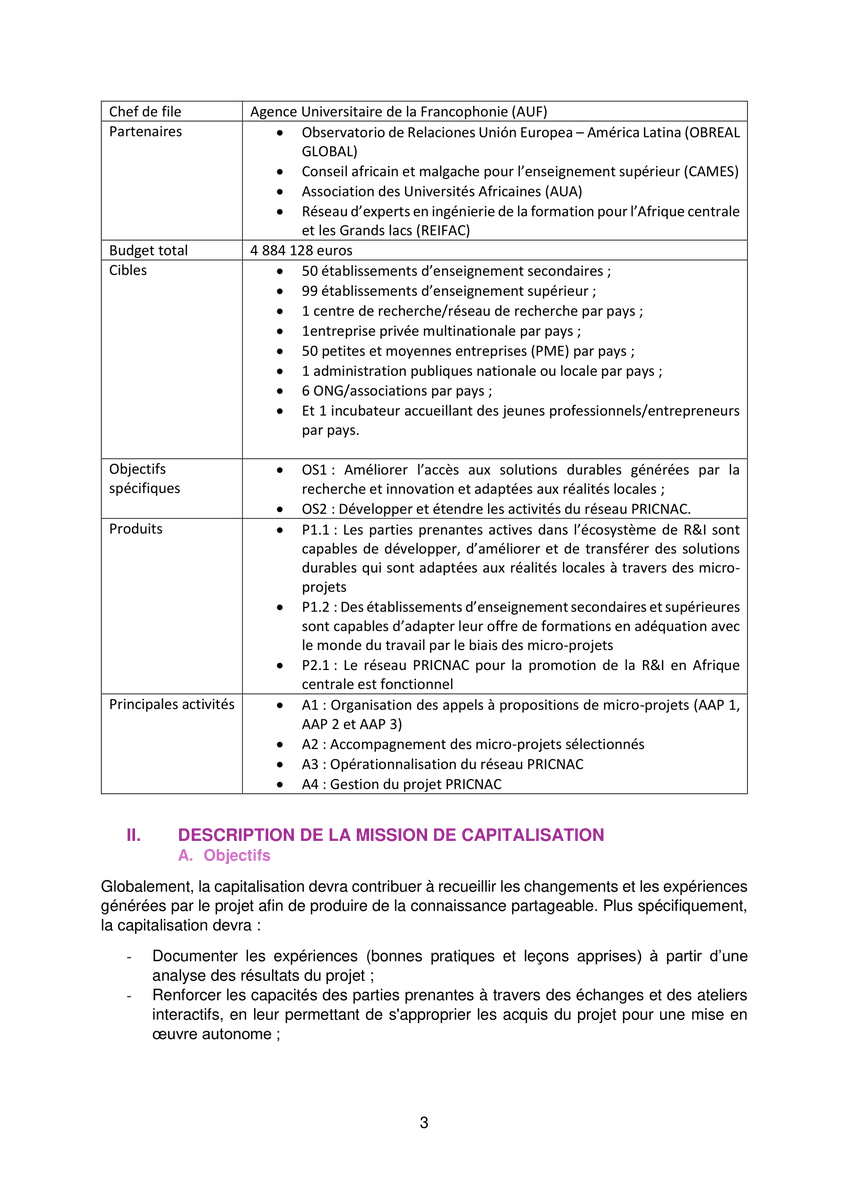pricnac's tweet photo. 📢 Appel à candidature : Consultant(e) pour l’animation de l’atelier de capitalisation du projet PRICNAC 🌍

📅 Date limite de candidature : 5 janvier 2025 à 23h59 (heure de Yaoundé).
📩 Soumettez vos dossiers à : pricnac@auf.org

Pour plus de détails, consultez les termes👇 https://t.co/6kQ2G7S87o