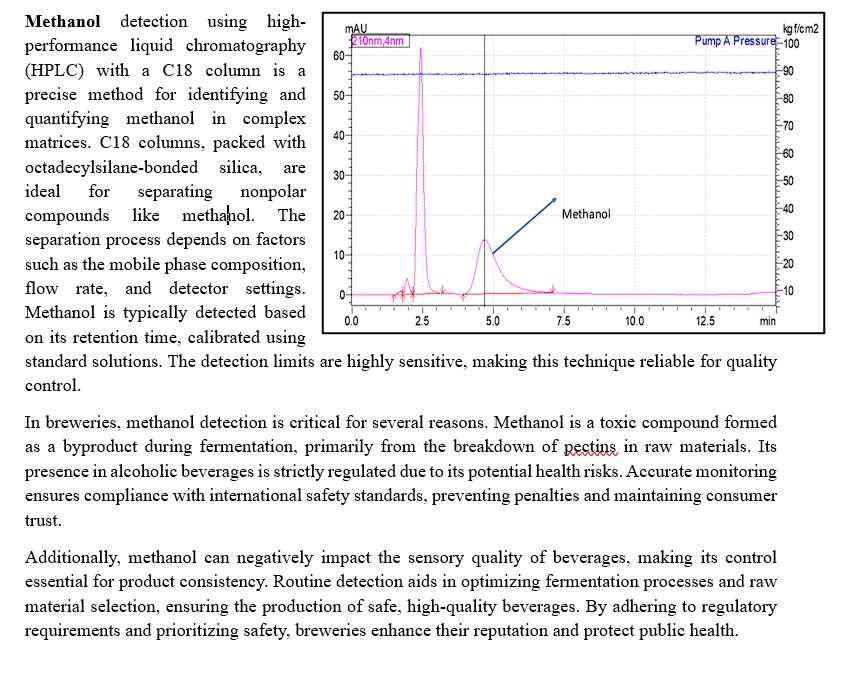 milony8's tweet image. &quot;Precision matters 🔬: Detecting methanol with HPLC C18 columns ensures compliance with safety standards, protecting health and meeting regulations.  #SafetyFirst #HPLC #MethanolDetection&quot; @shimadzussi @Energy4Europe @UN_SDG