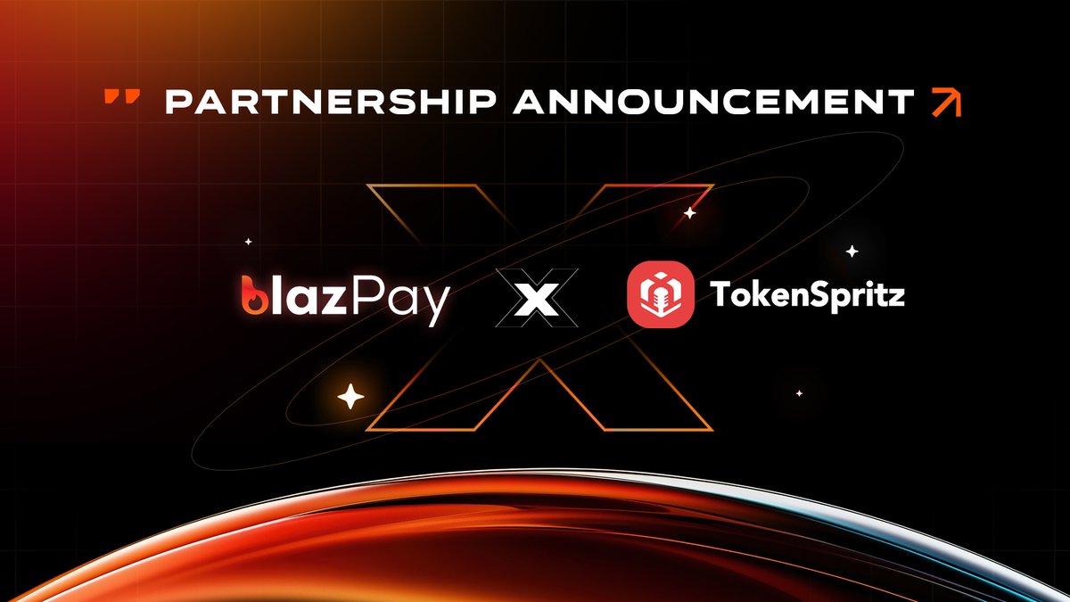 blazpaylabs's tweet photo. We’re excited to team up with @tokenspritz , the ultimate voice-gifting bot for crypto and digital presents! 🤝

This holiday season, make your gifts extra special with BlazPay and Token Spritz. Together, we’re simplifying crypto gifting and spreading the joy of Web3 this Christmas! 🎅

Stay tuned for exciting updates and start gifting smarter today! 

#blazPay #TokenSpritz #Crypto #memecoin #TON
