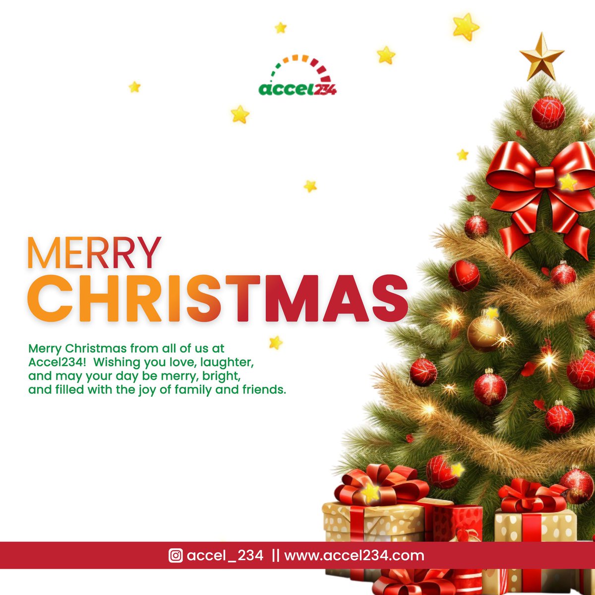Accel234's tweet photo. Merry Christmas to you, from us 🎅 🎄 https://t.co/DRRovm4chF