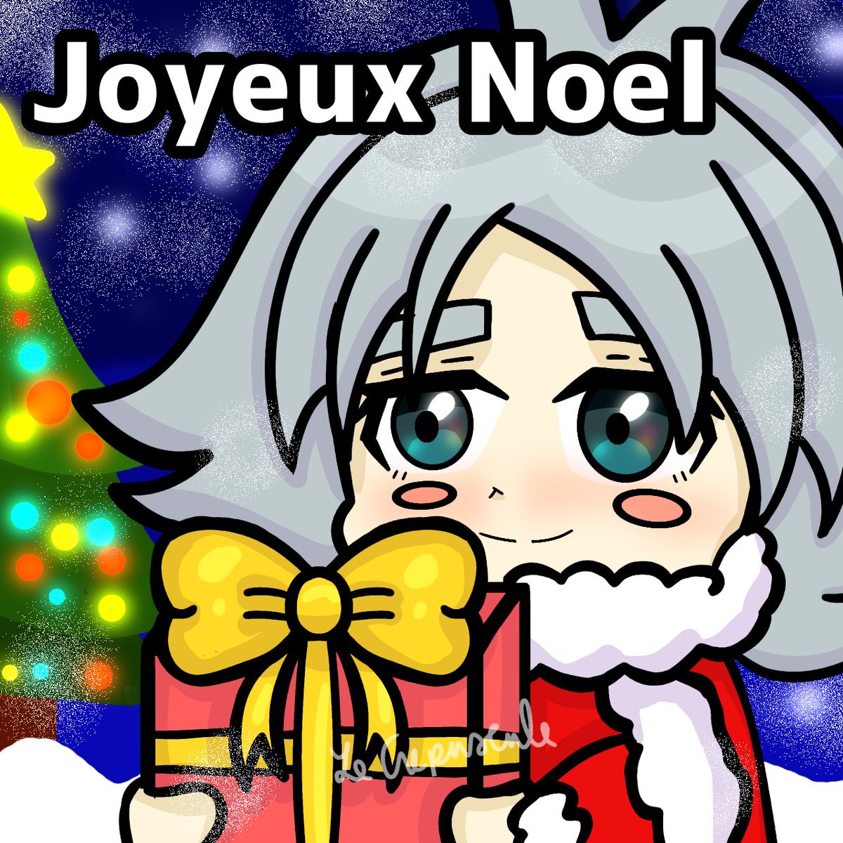 Joyeux Noël ! 🎅🎄 Aujourd'hui c'est un jour spécial car j'ai aussi 20 ans ce jour là 🎂 donc voilà ma petite emote Shawn / Fubuki special Noël et Anniversaire ❄️ J'ai reçu IE 2 Tempête de Glace un 25 décembre et que de souvenirs #イナズマイレブン #InazumaEleven #ShawnFrost