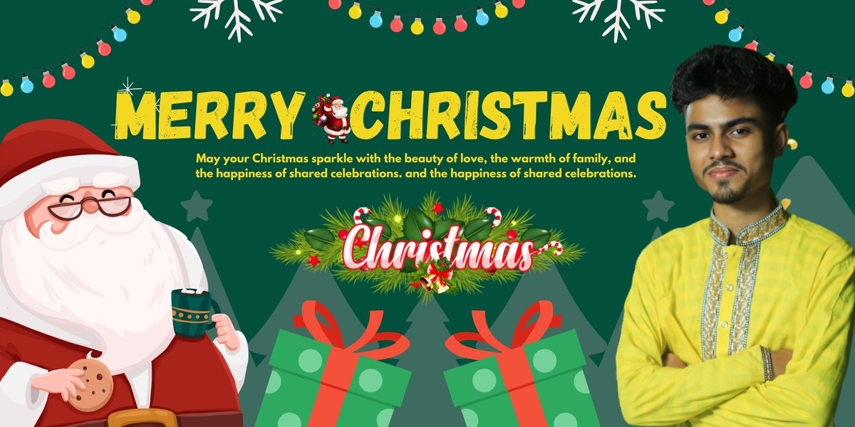 sreejonchando's tweet photo. Here's to a magical holiday. Wishing you peace, joy, and unconditional love at Christmas and always. “The best way to spread Christmas cheer is singing loud for all to hear.” There's nothing like seeing Christmas through the eyes of a child.🎄🎄👔😍

#Christmas #sreejonchando https://t.co/P9rmaE4qai