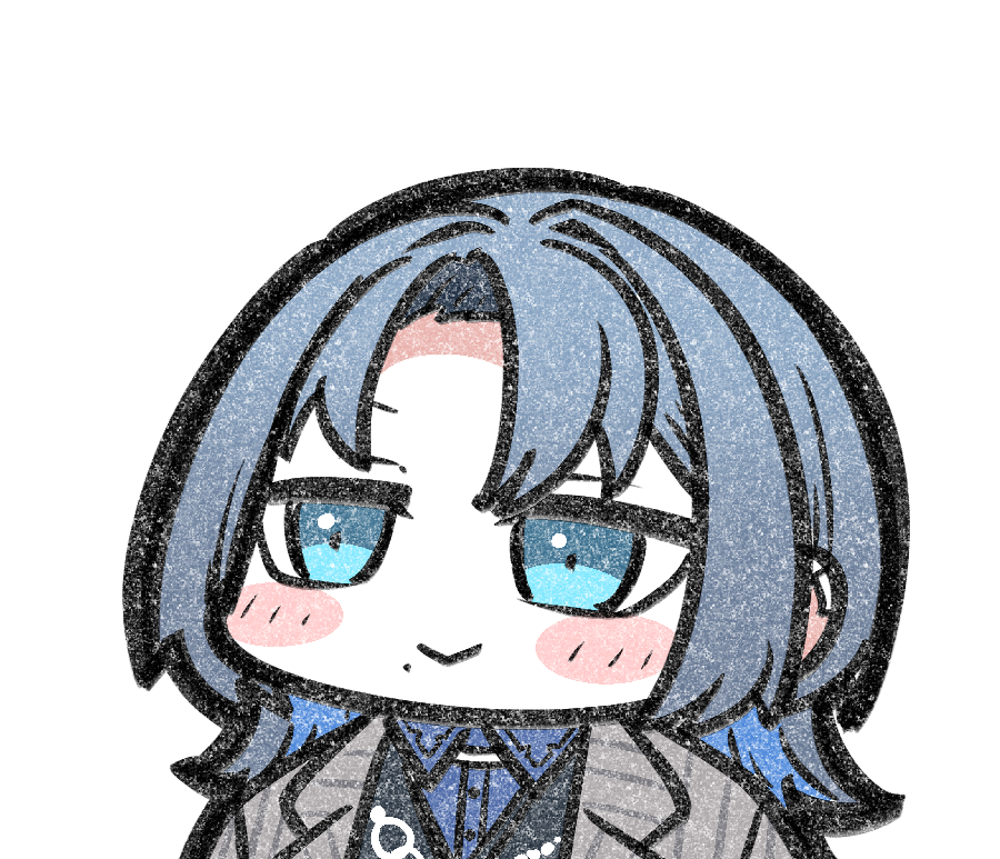 「いろんな表情の火威青くん描いた#青ペン #いろんな表情のvtuberさん 」|221(ﾂﾂｲﾁ)同人作家VTuber@月一で電子同人誌制作中のイラスト