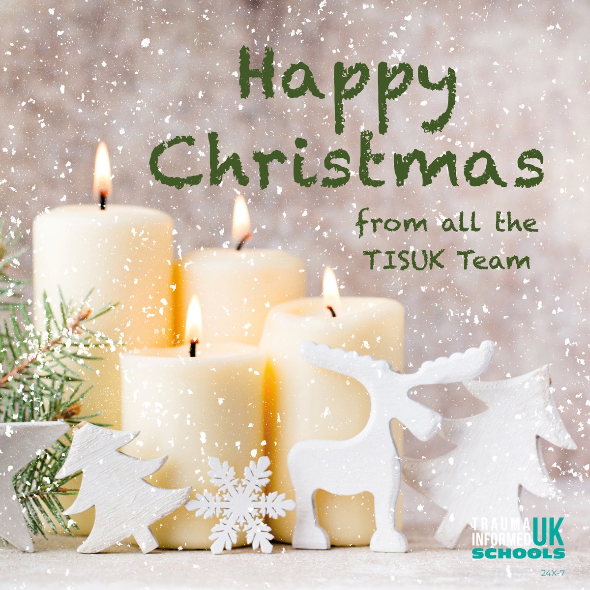 Wishing all of our wonderful community a very Happy Christmas and all the very best for a happy, healthy 2025. Thank you to all of you who are working over Christmas supporting children and young people- we will be thinking of you over the festive period.  

#TISUK
