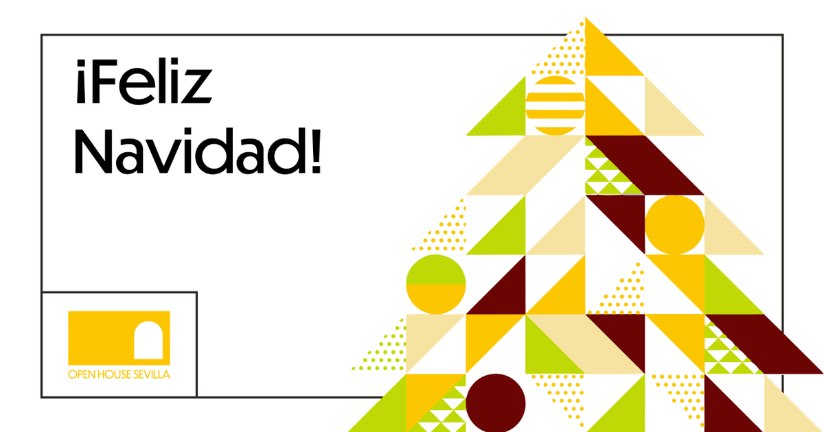🌟¡FELIZ NAVIDAD!
Por una Navidad llena de paseos, risas, cultura, música y arquitectura, MUCHA ARQUITECTURA.

#OpenHouseSevilla #Feliz Navidad
