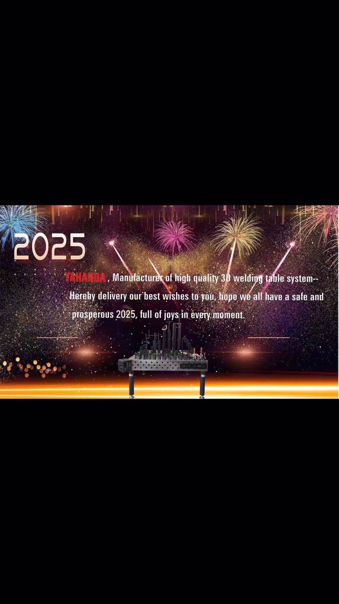 Dear All, 

Merry Christmas and Happy new year 🥂🥂🥂

Highly appreciate your supports to YAHANDA👍👍👍

Let’s hand in hand to WELD a wonderful 2025🎉🎉🎉

YAHANDA—Your Welding Partner🤝🤝🤝