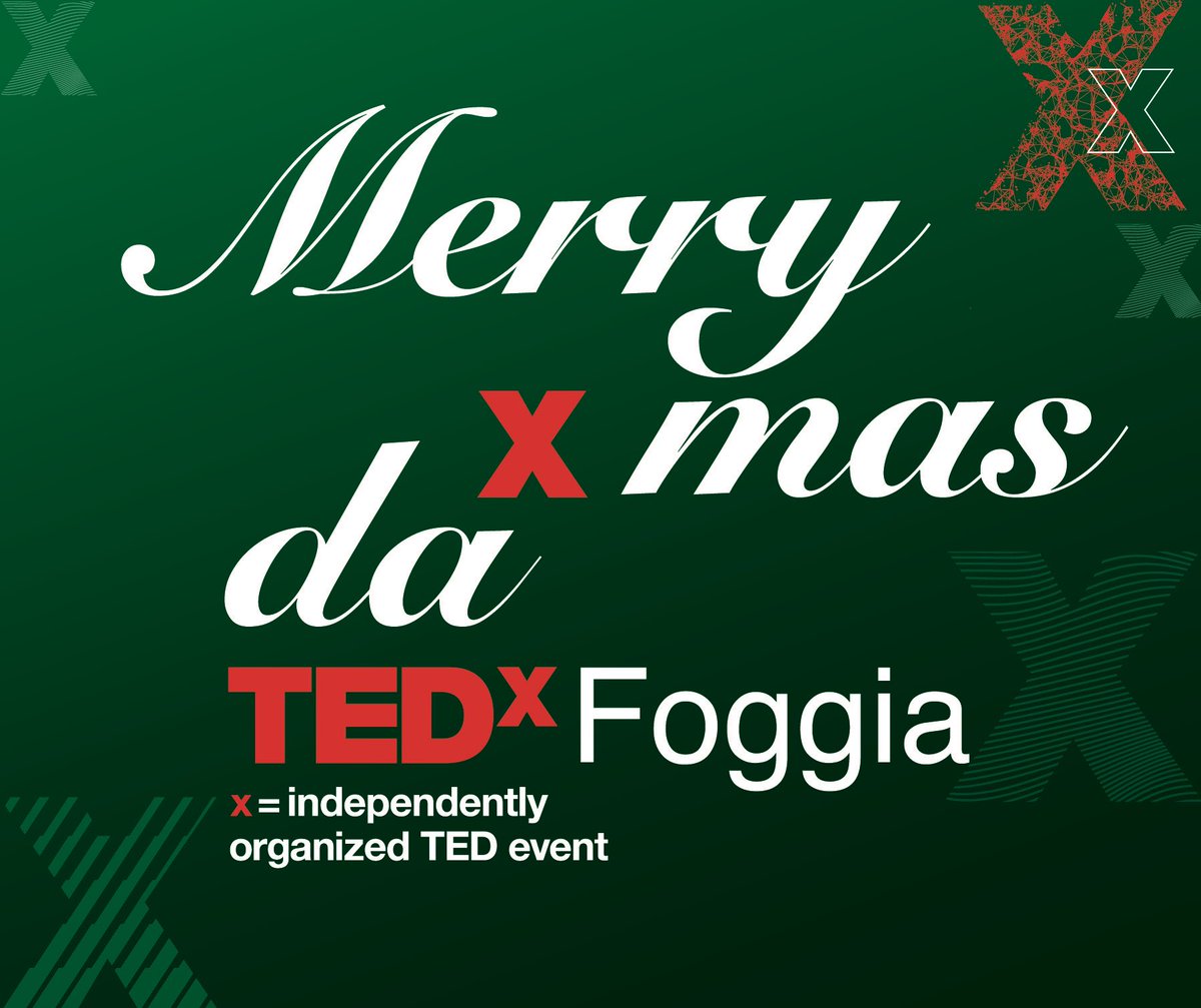 ❤️ Prendiamoci cura di noi e degli altri, rallentiamo e condividiamo sorrisi e spunti di innovazione.

✨ Che la magia delle feste accenda nuove idee per affrontare le sfide del 2024.

🎄 Buon Natale da #TEDxFoggia!