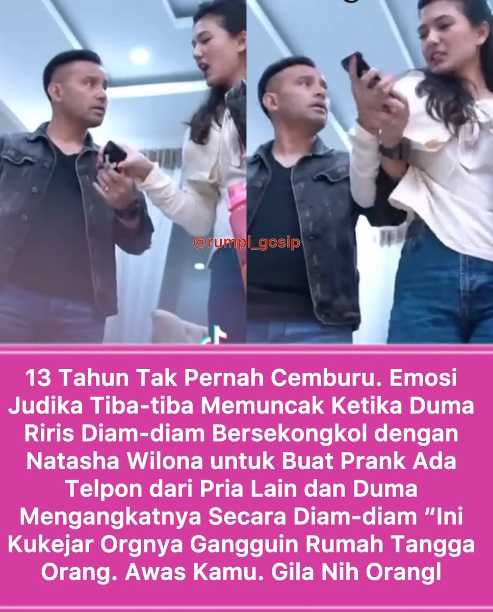 Judika Cemburu Istrinya di Telpon Cowok Lain?!😱

- a thread -