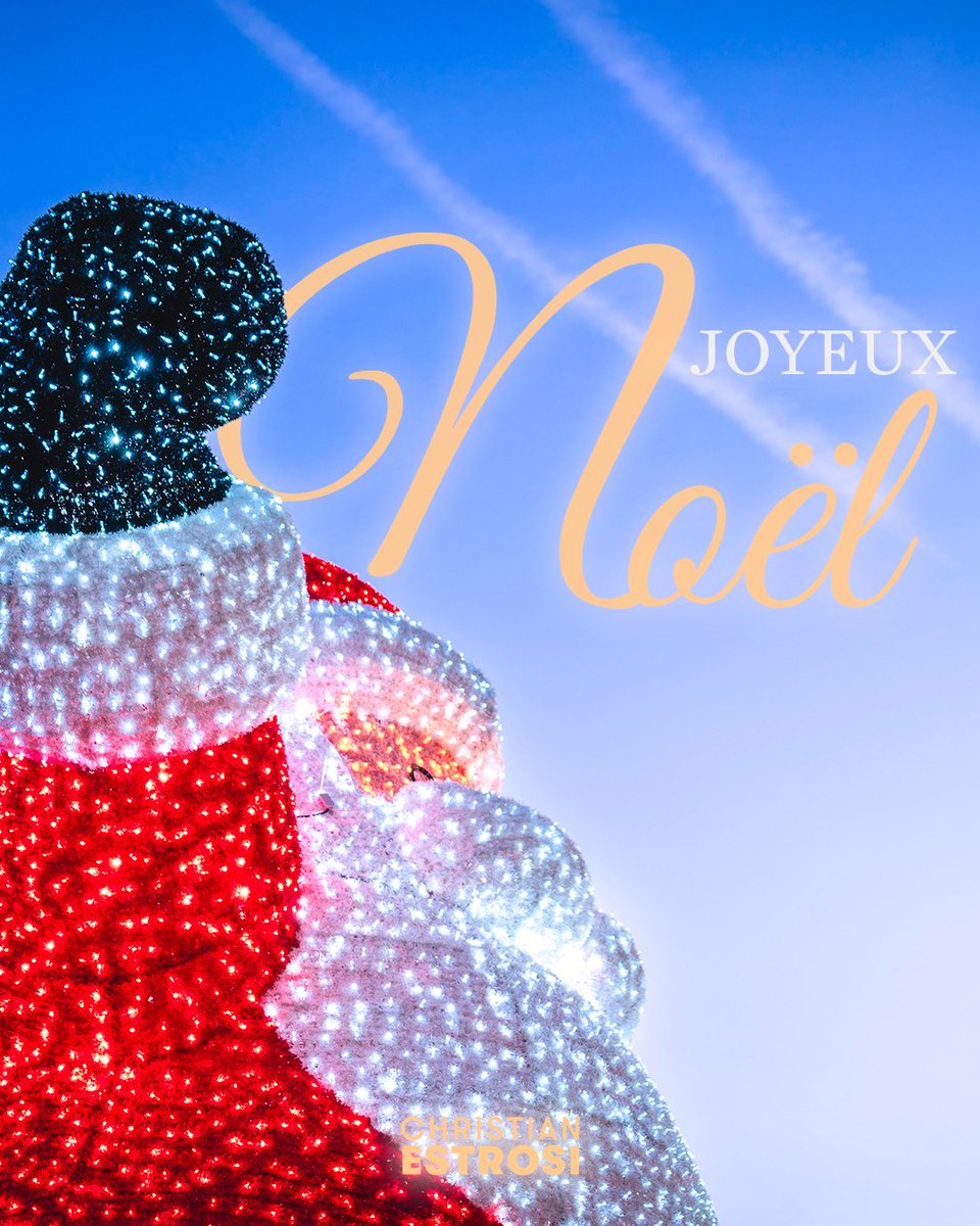 Je vous souhaite à toutes et à tous un très Joyeux #Noel.