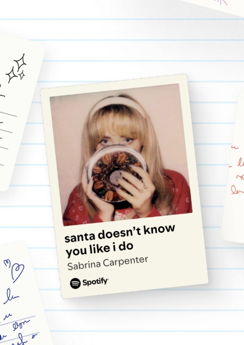 tomybkpp's tweet photo. santa doesn't know you like i do https://t.co/OFOFLzzJ0m