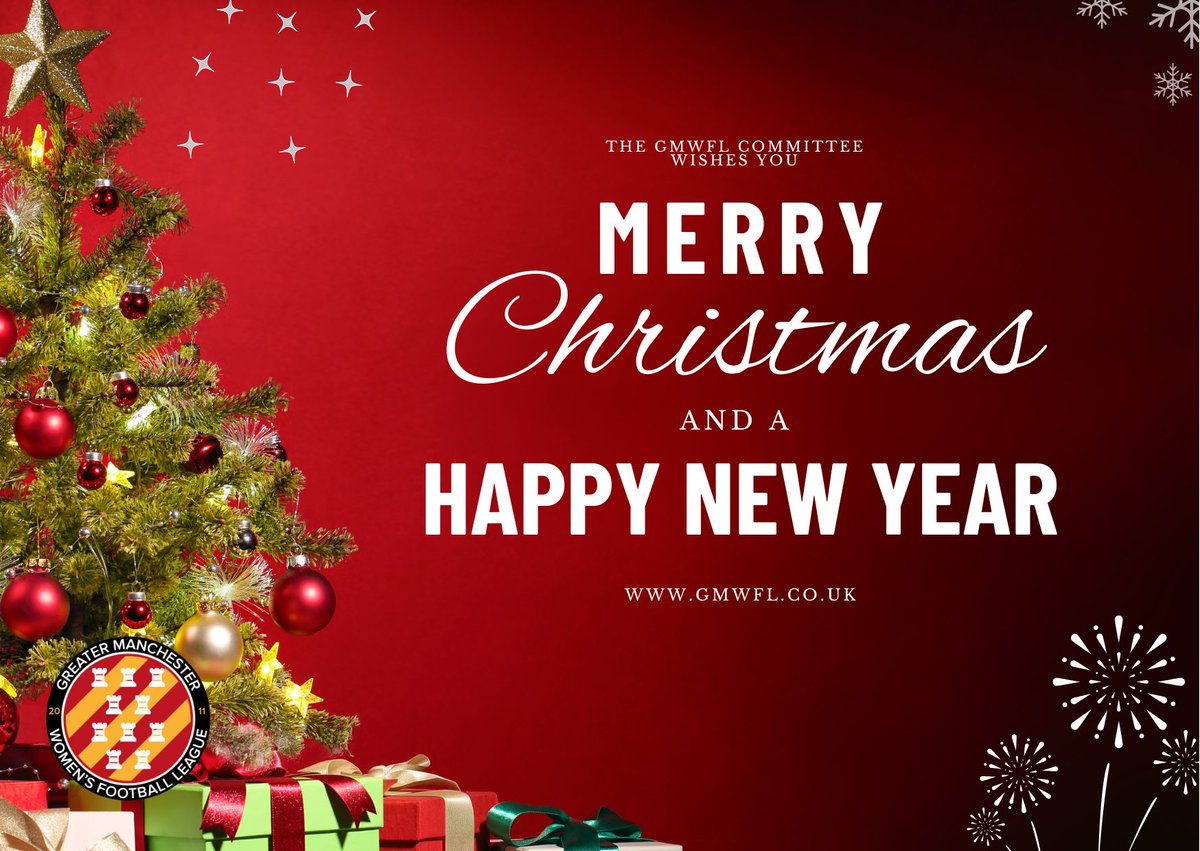 GMWFL2011's tweet image. Merry Christmas 🎄🎅

The GMWFL wishes everyone a very Merry Christmas and a Happy new year! We will be back in action in the new year and wish you all an amazing second half of the season!