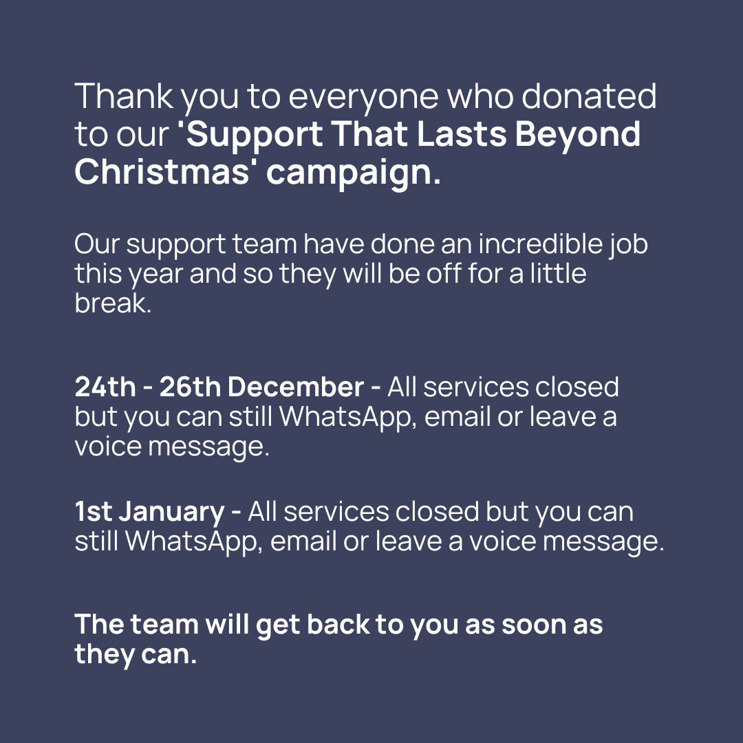 Pregnancy Sickness Support (@hgsupportuk) on Twitter photo 🎄✨ Merry Christmas from all of us at Pregnancy Sickness Support! ✨🎄
Today, we’re sending love and gratitude to everyone in our community—those who support us, those we support, and everyone affected by Hyperemesis Gravidarum. 💜
We will be back on the 27th December 2024. 🎄✨ Merry Christmas from all of us at Pregnancy Sickness Support! ✨🎄
Today, we’re sending love and gratitude to everyone in our community—those who support us, those we support, and everyone affected by Hyperemesis Gravidarum. 💜
We will be back on the 27th December 2024.