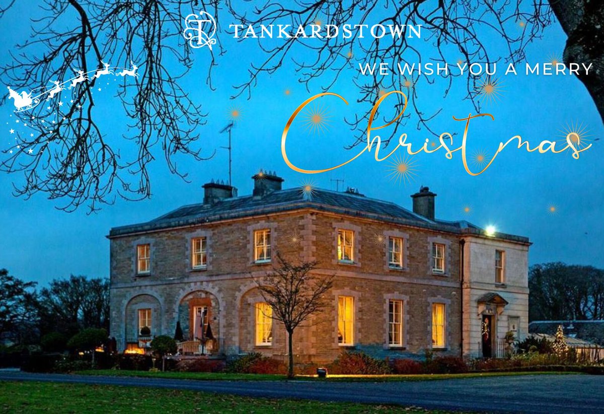 Wishing you a very Merry Christmas, from all at Tankardstown. ✨

#MerryChristmas #TankardstownHouse #SeasonsGreetings