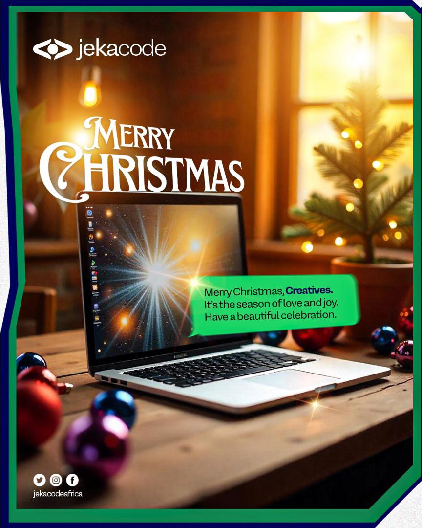 Jekacodeafrica's tweet photo. Love was demonstrated by the Saviour brought to the world.
Dear Creatives, Enjoy this season of love and joy with your loved ones.
Merry Christmas from all of us at JEKACODE 💚💚
We hope you have the most amazing celebration yet.
#JekacodeAfrica
#MerryChristmas
#Seasons https://t.co/qvuT2D7GOf