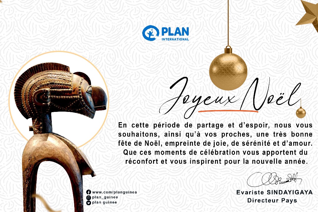 This holiday season, our thoughts turn gratefully to children, the young people who guide us, inspire us and speak up for their rights and those who support Plan International’s ambition in Guinea: 𝑨𝒍𝒍 𝑮𝒊𝒓𝒍𝒔 𝑺𝒕𝒂𝒏𝒅𝒊𝒏𝒈 𝑺𝒕𝒓𝒐𝒏𝒈 𝑪𝒓𝒆𝒂𝒕𝒊𝒏𝒈 𝑮𝒍𝒐𝒃𝒂𝒍