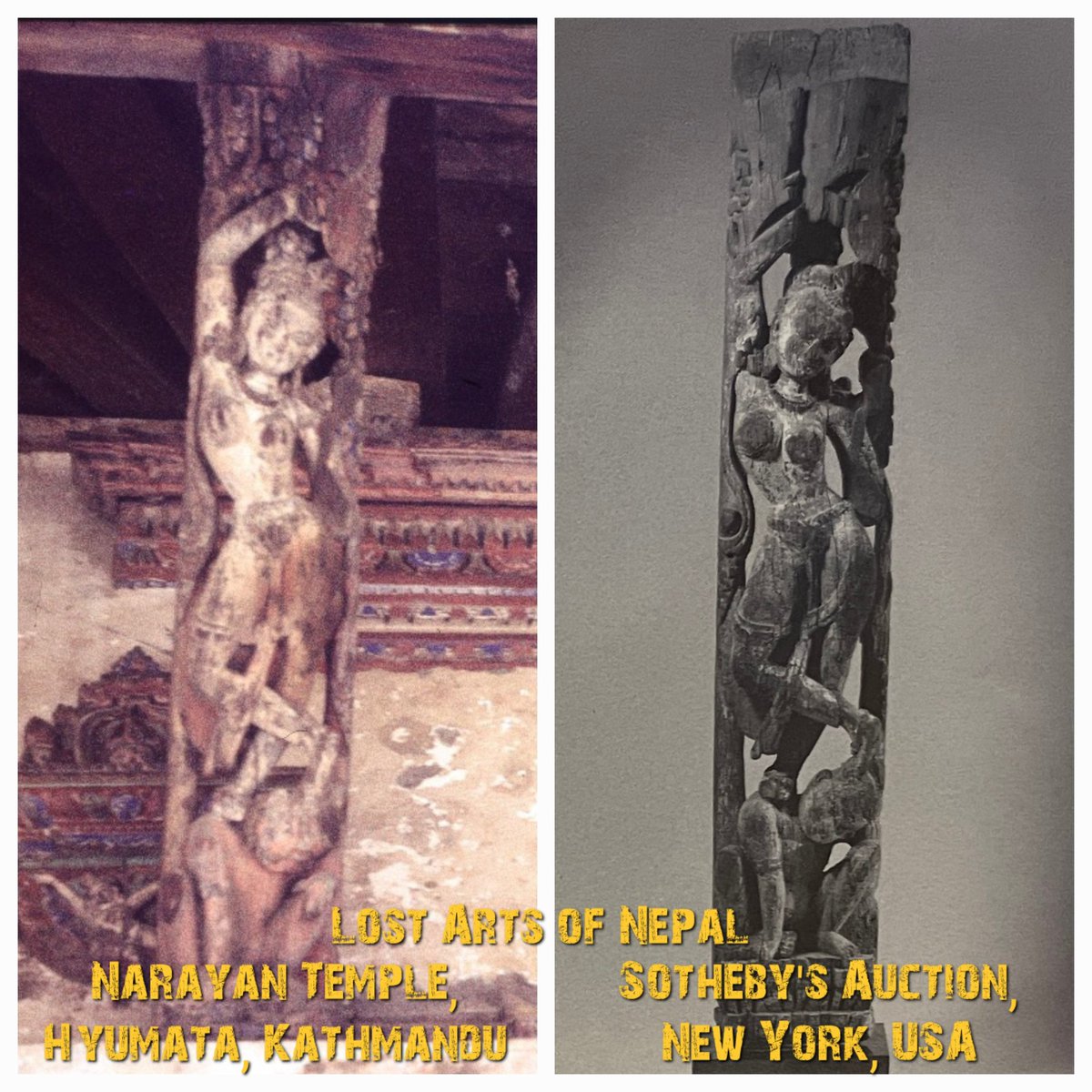FAITH STOLEN - BREAKING NEWS 

This 12th/13th Century SHALABHANJIKA YAKSHI STRUT, Stolen in the 1980s From Narayana Temple, Hyumata, Kathmandu Has Been Located Sold at Sotheby's Auction, New York, USA.
<a href="/NHRCampaign/">Nepal Heritage Recovery Campaign</a> <a href="/artcrimeprof/">Erin L. Thompson</a> <a href="/poetryinstone/">vj @ poetryinstone 🇮🇳</a> <a href="/DrEmilineSmith/">Emiline Smith</a> @SanjayPIL