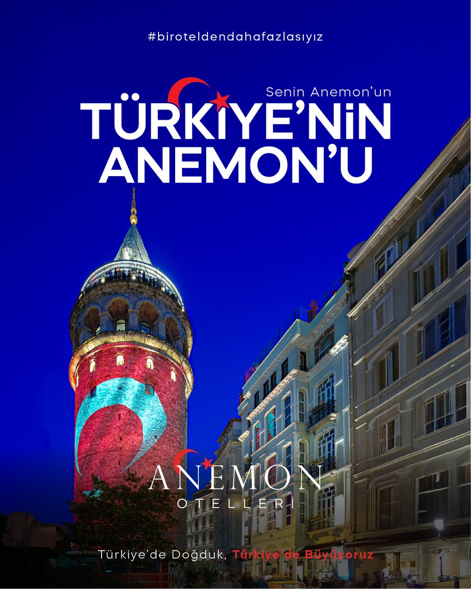 Koleksiyon segmentimizle, yüzlerce yıllık tarihi yapılarımız başta olmak üzere tüm kültürel değerlerimize sahip çıkmaya kararlıyız. #biroteldendahafazlasıyız

#TürkiyedeDoğdukTürkiyedeBüyüyoruz
#SeninAnemonun

🌐 anemonhotels.com
#anemonotelleri #biroteldendahafazlasıyız