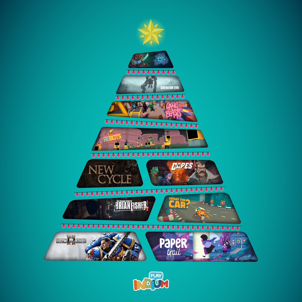 IndiumPlay's tweet photo. All of us at 𝐈𝐧𝐝𝐢𝐮𝐦 𝐏𝐥𝐚𝐲 are wishing you a 𝐂𝐡𝐫𝐢𝐬𝐭𝐦𝐚𝐬 merry and bright, full of exciting new adventures in business and beyond! 🎄 🌟
.
.
.
#IndiumPlay #Christmas #gaming #gametesting #gametesters #QAtesting #playtesting #playtesters #gamedevelopment #gamedev https://t.co/AdwDntP7u7