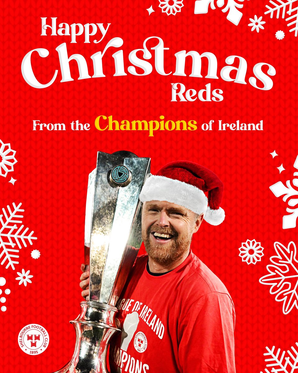 Nollaig Shona Daoibh go léir 🎅🏻🏆

Wishing Shels supporters near and far a very Happy Christmas ❤️🤍 

#DublinsFinest | #Since1895