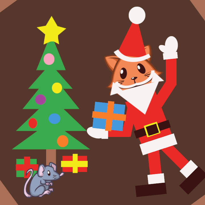 Happy Holidays from all of us at Platypulse! We hope you've all had a great day.

Just keep an eye out and be sure that no cat burglars are stealing your presents!

#IndieDevs #Christmas #HappyHolidays  #MerryChristmas
