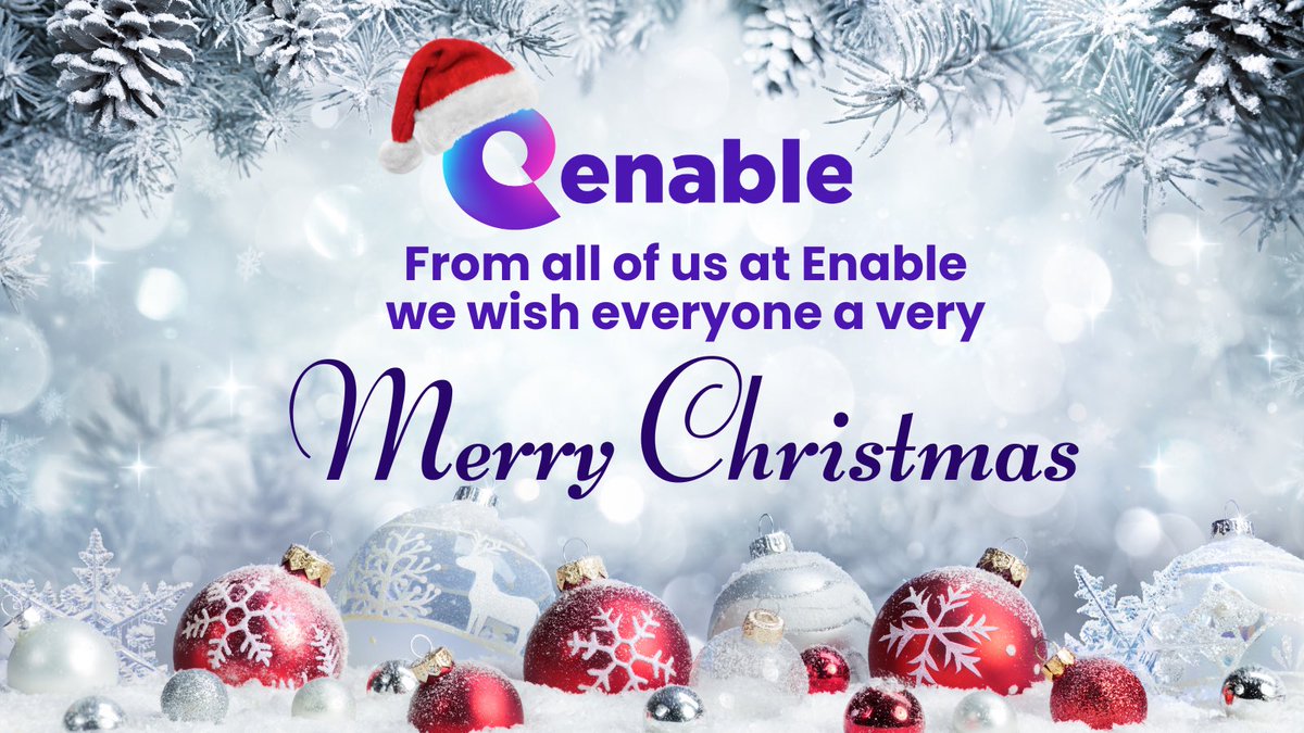 Wishing a very #MerryChristmas to all <a href="/Enable_Tweets/">Enable</a> members, colleagues, supporters &amp; everyone our #charity is here for.

Thank you to all our #PAs giving up festive celebrations with their own loved ones to support the people we work for up &amp; down the country. #SocialCare #NGO