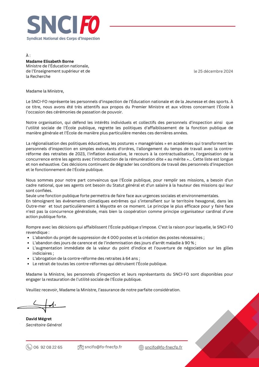 Pas de pause pour les revendications...