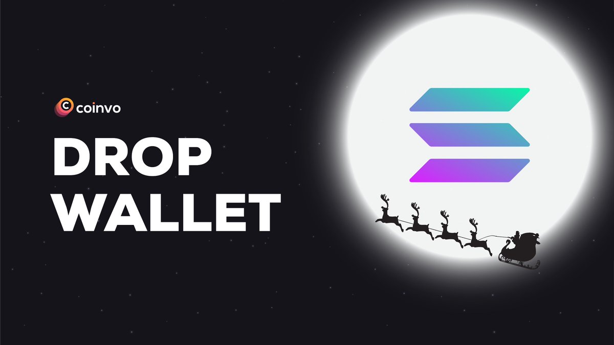 Coinvo's tweet image. Feeling generous this Christmas. Drop your $SOL address and see what Santa has left in your wallet!

Just follow me.