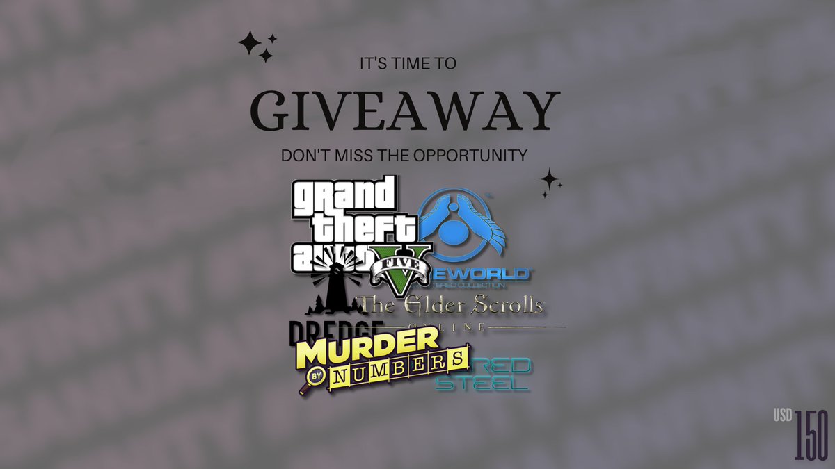 sanudadewmal's tweet photo. 🔴Giveaway Alert😼 

Winner will receive 
 1.Gta V Premium Edition
2.Dredge
3.Murder By Numbers 
4.The Elder Scrolls Online
5.Severed Steel
6.Homeworld Remastered Collection.
  (approximate value 150 USD) 
🎄🎄🎄🎄🎄🎄🎄

https://t.co/fOUO9O7VHN

#GiveawayAlert #free #game #fyp https://t.co/N5JGy4Ym6x