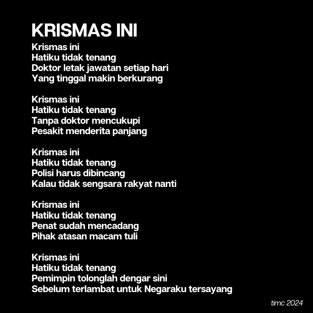 twittimc's tweet photo. Krismas Ini. https://t.co/zjmLwldcnR