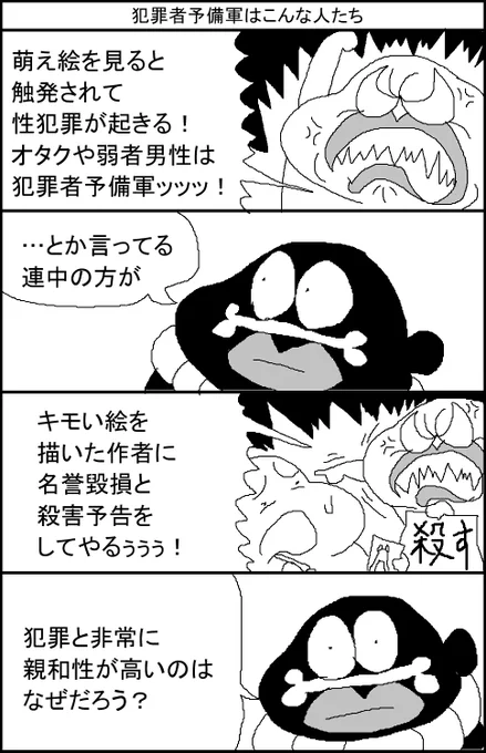 犯罪者予備軍はこんな人たち 