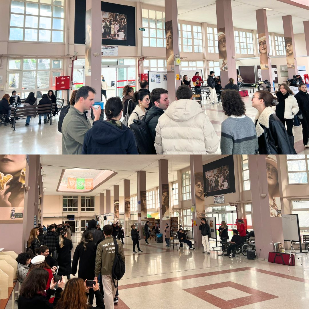 Yeni yılın coşkusunu hep birlikte karşıladığımız bu etkinlikte müziğin birleştirici gücünü ve dostluğun sıcaklığını hissettik💫Engelleri aşan bu eşsiz atmosferde emeği geçen herkese teşekkür ederiz! 📷#EngelsizEtkinlikler #Yılbaşı #universitemDEU #FenFakültesi #EdebiyatFakültesi