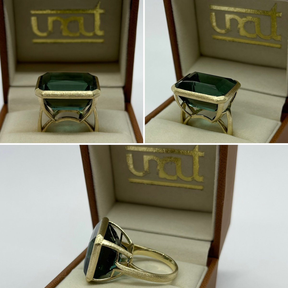 UncutJewellers's tweet photo. This green tourmaline ring, with its vibrant hue, is our Piece of the Week. Elegantly designed to bring out the natural beauty of this incredible gemstone. 💚✨ #PieceOfTheWeek #UncutJewellers #GreenTourmaline #UniqueGems https://t.co/6IF3XxdSgE