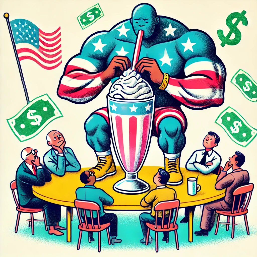 Global piyasalar ile ilgili ya da makro ekonomiyle ilgili anlattığım son günlerdeki bütün dengeler aslında sizlerin piyasaları daha iyi anlamlandırmasına ve bir çok sorunuza cevap veriyor.

Brent Johnson'un ortaya attığı Dollar Milkshake Theory bu fenomeni açıklamakta kullanılan