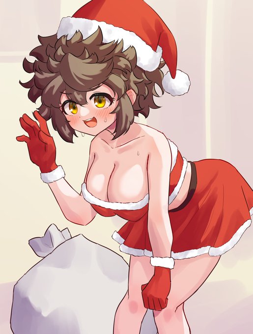 や、やぁダンナ…!
渡すプレゼント、選べなくて…全部持ってきちゃったよ… 