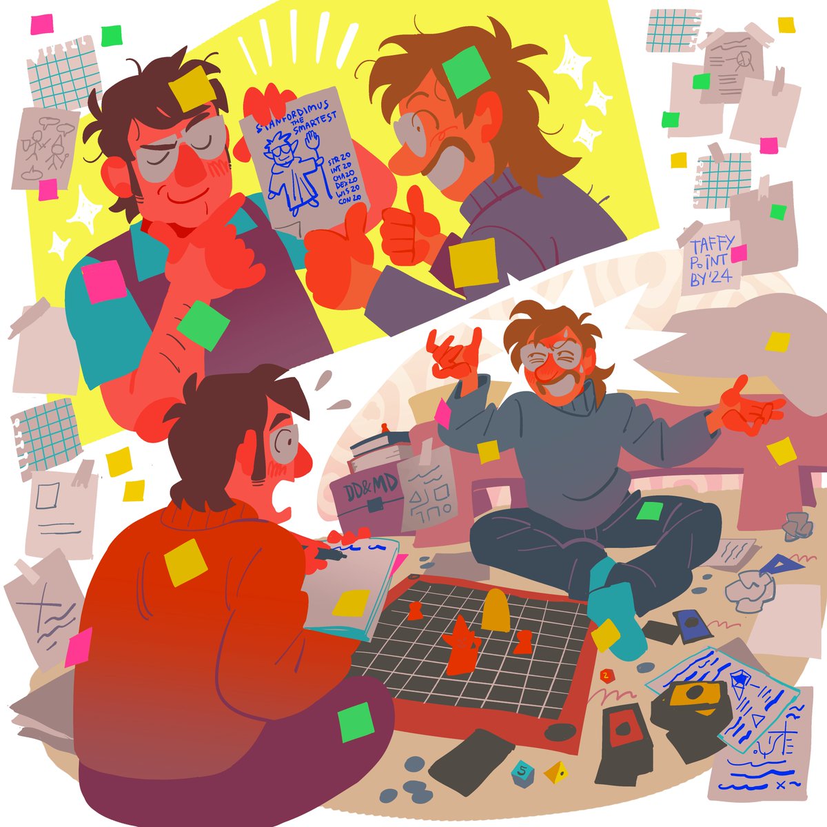 CW eyestrain // omg what a bunch of nerds