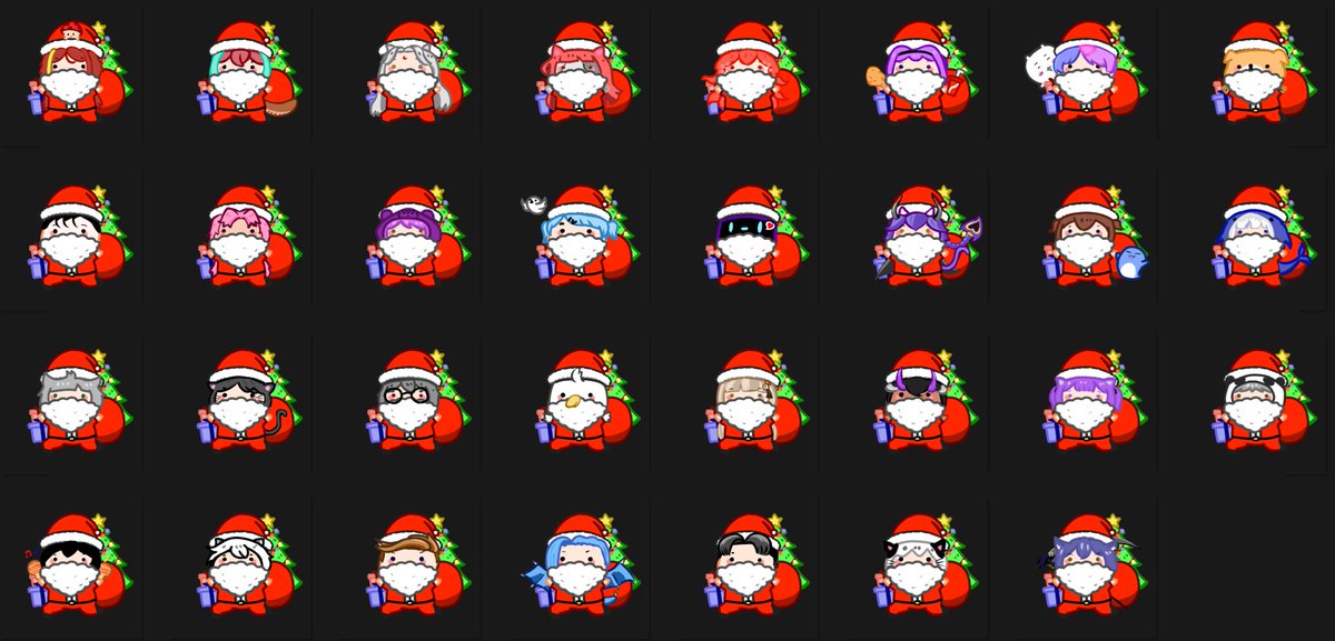 love_uchuchu's tweet image. Look at these tiny santas 🎅🎄
#Art #vtuber #MerryChristmas