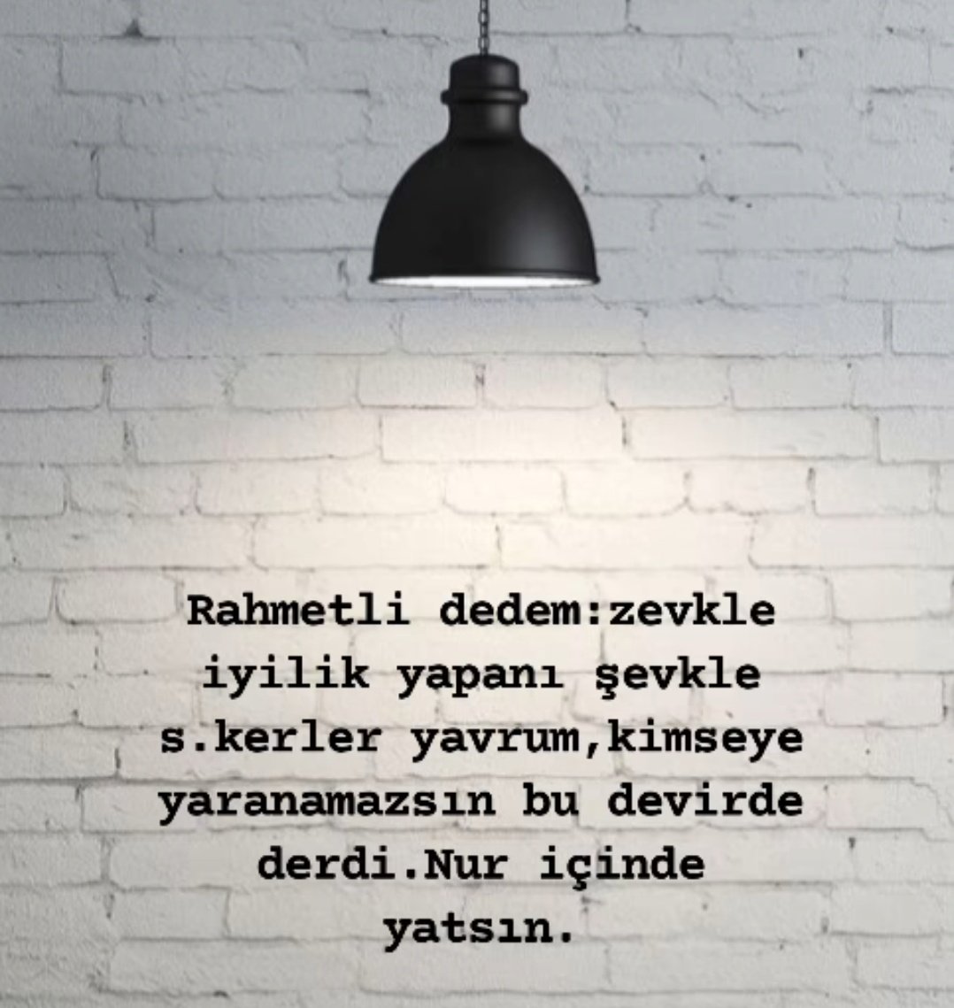 Günaydın. Duvara karşı